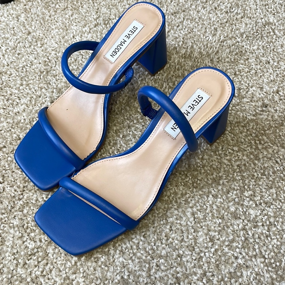 Steve Madden blue sandals